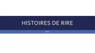 histoires de rire
