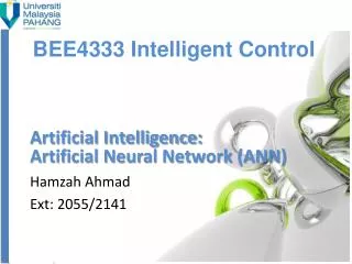 BEE4333 Intelligent Control