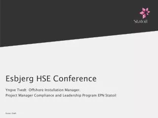 Esbjerg HSE Conference