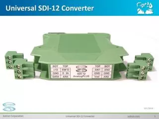 universal sdi 12 converter