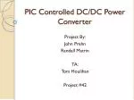PIC Controlled DC/DC Power Converter - slide 1