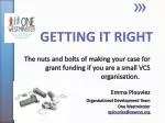 Grant Funding Success: Essential Tips for Small VCS Organizations - slide 1