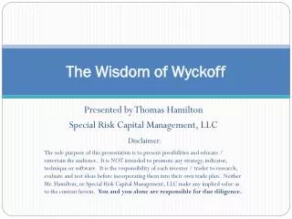 The Wisdom of Wyckoff