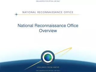 National Reconnaissance Office Overview