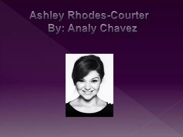 ashley rhodes courter by analy chavez