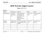 SFD Text for Upper Layers - slide 1
