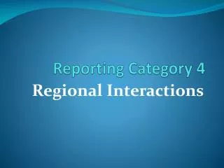Reporting Category 4