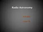 Radio Astronomy - slide 1
