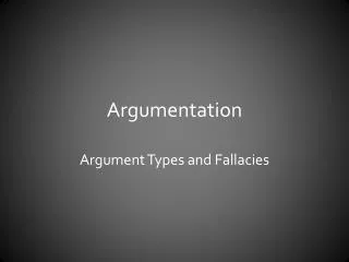 Argumentation