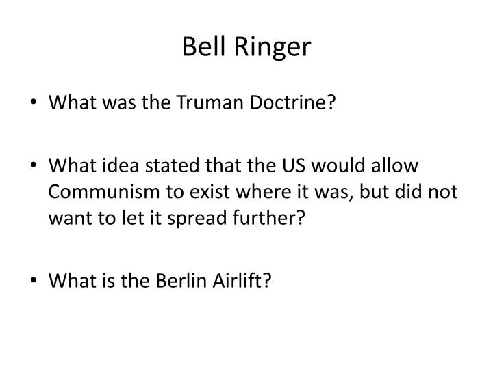 bell ringer