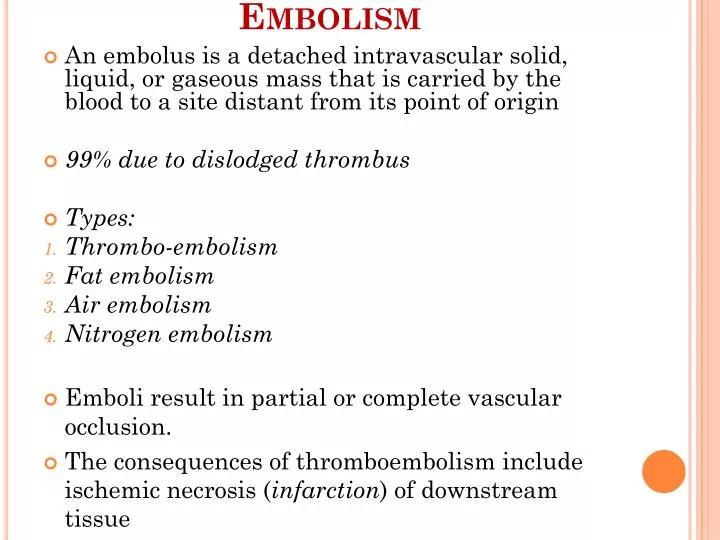 embolism