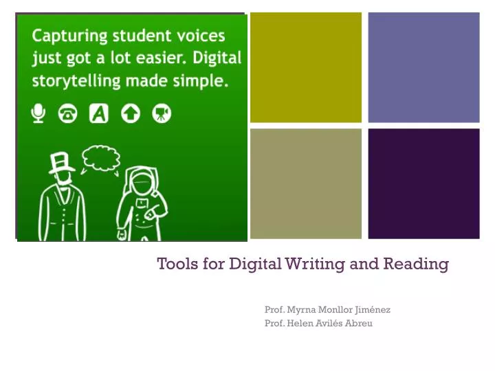 tools for digital writing and reading