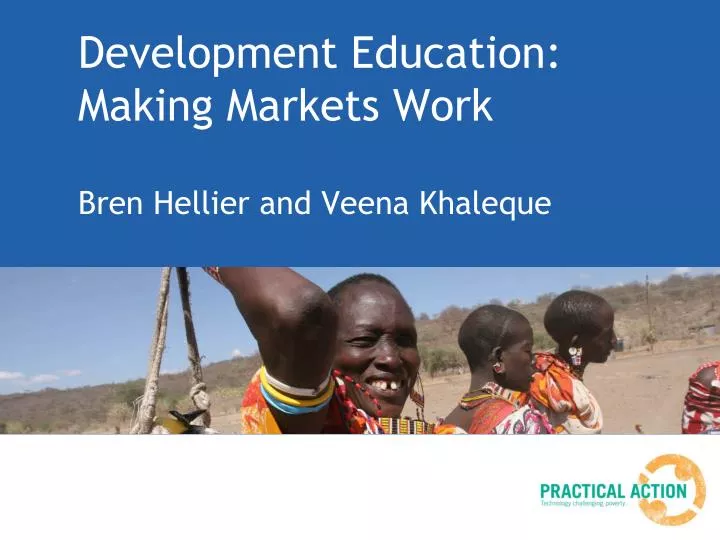 development education making markets work
