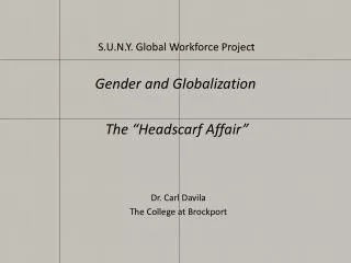 Gender and Globalization