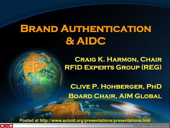 brand authentication aidc