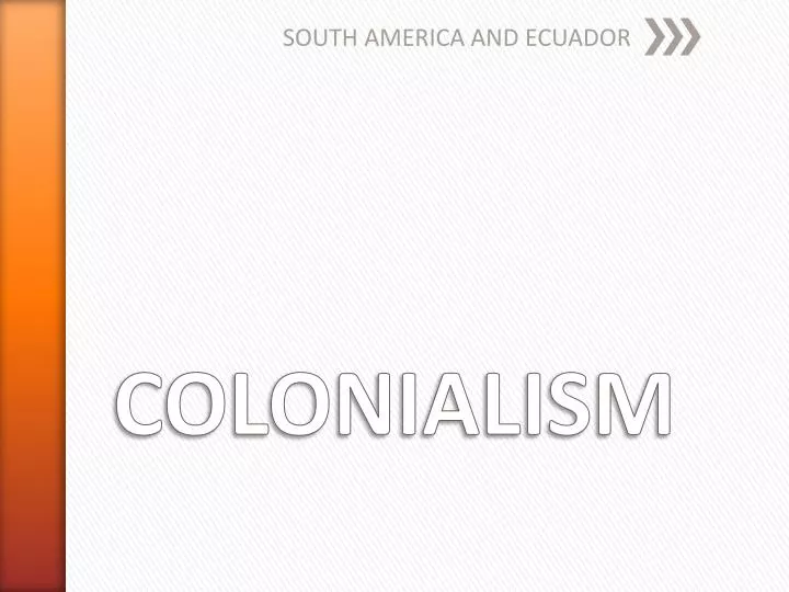 south america and ecuador