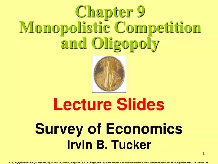 chapter 9 monopolistic competition and oligopoly