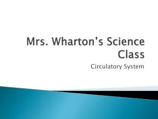 mrs wharton s science class