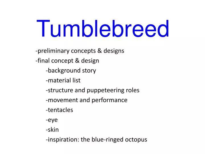 tumblebreed