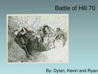 Battle of Hill 70