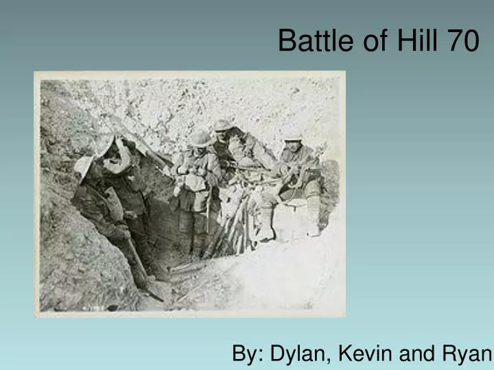 battle of hill 70
