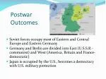 Postwar Outcomes