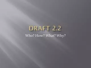 Draft 2.2