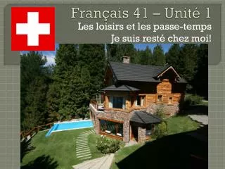 fran ais 41 unit 1
