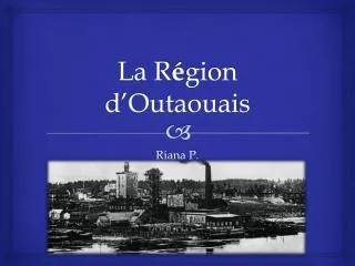 la r gion d outaouais