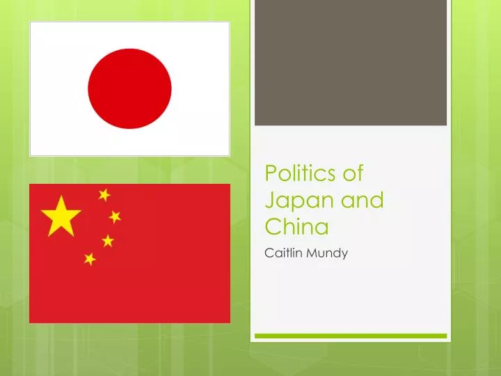 politics of japan and china