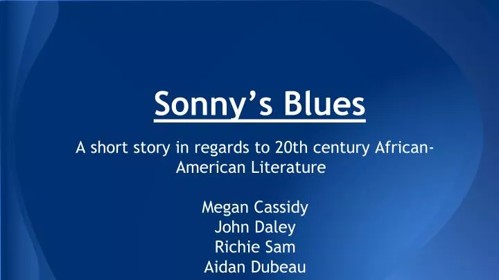 sonny s blues