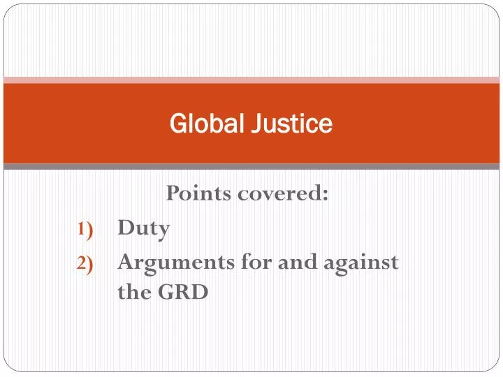 global justice