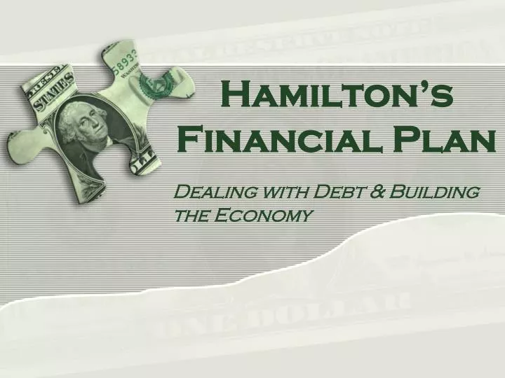 hamilton s financial plan