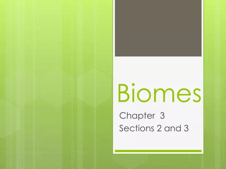 biomes