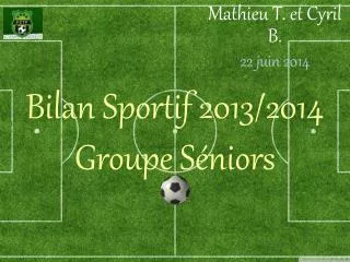 bilan sportif 2013 2014 groupe s niors