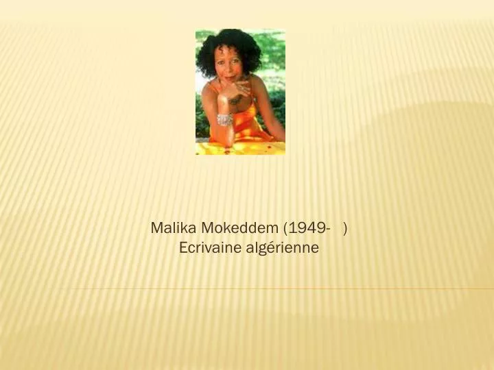 malika mokeddem 1949 ecrivaine alg rienne