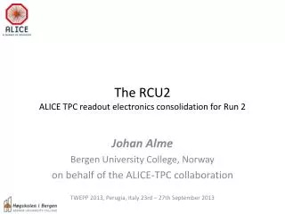 The RCU2 ALICE TPC readout electronics consolidation for Run 2