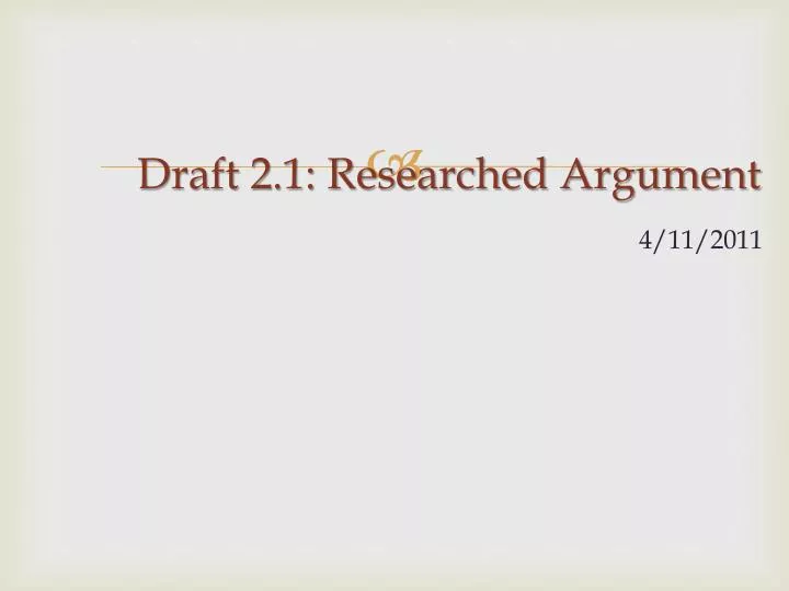 draft 2 1 researched argument