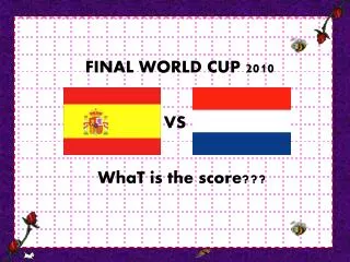 FINAL WORLD CUP 2010
