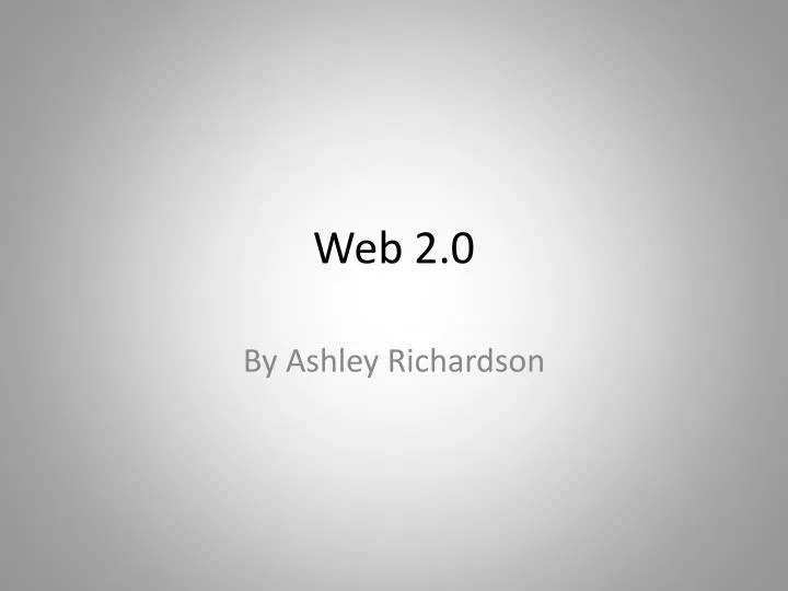 web 2 0