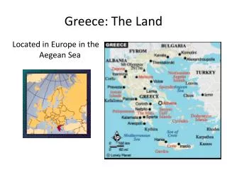 Greece: The Land