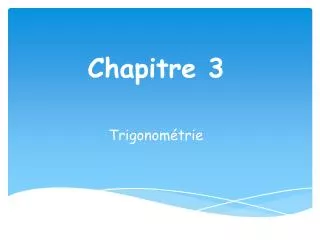 chapitre 3