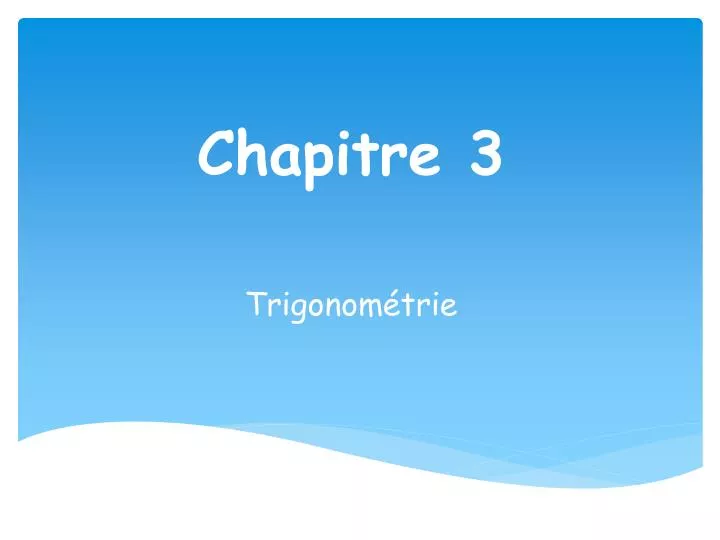 chapitre 3