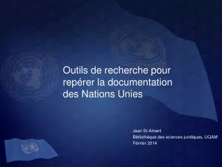 outils de recherche pour rep rer la documentation des nations unies