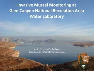 Invasive Mussel Monitoring at Glen Canyon National Recreation Area Water Laboratory