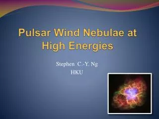 Pulsar Wind Nebulae at High Energies