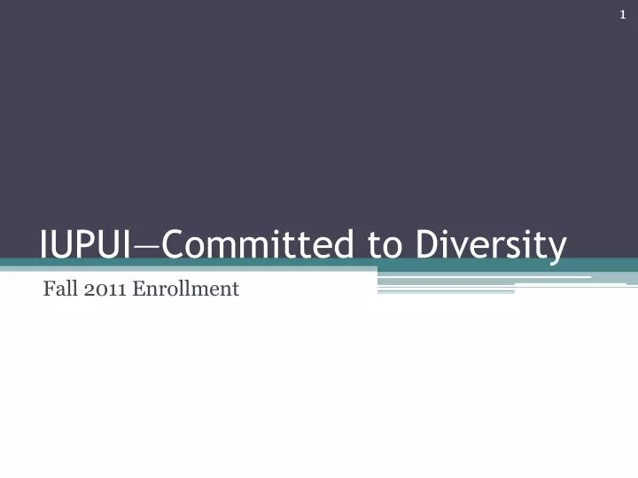 iupui committed to diversity