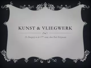 kunst vliegwerk