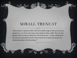 Mirall trencat