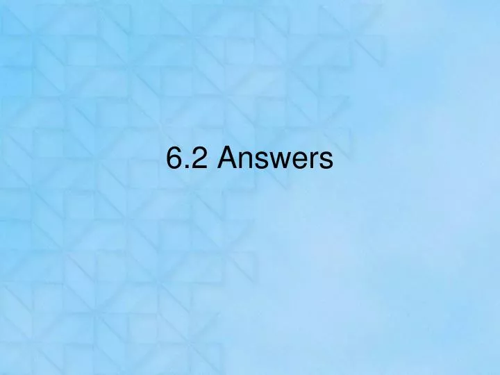 6 2 answers